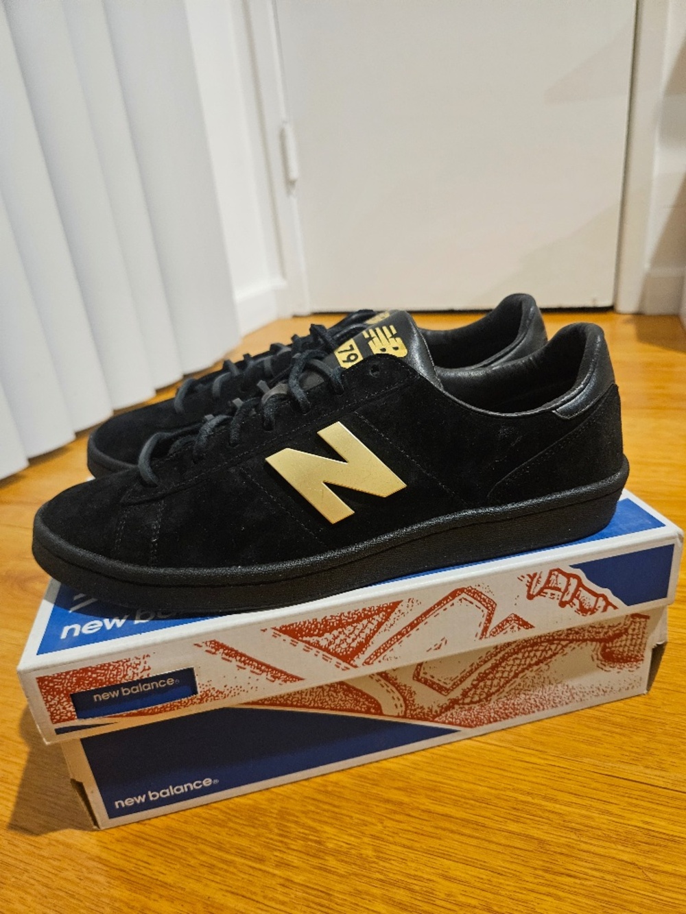 BAIT x New Balance 791 'Select' - Black/gold - Size 10.5